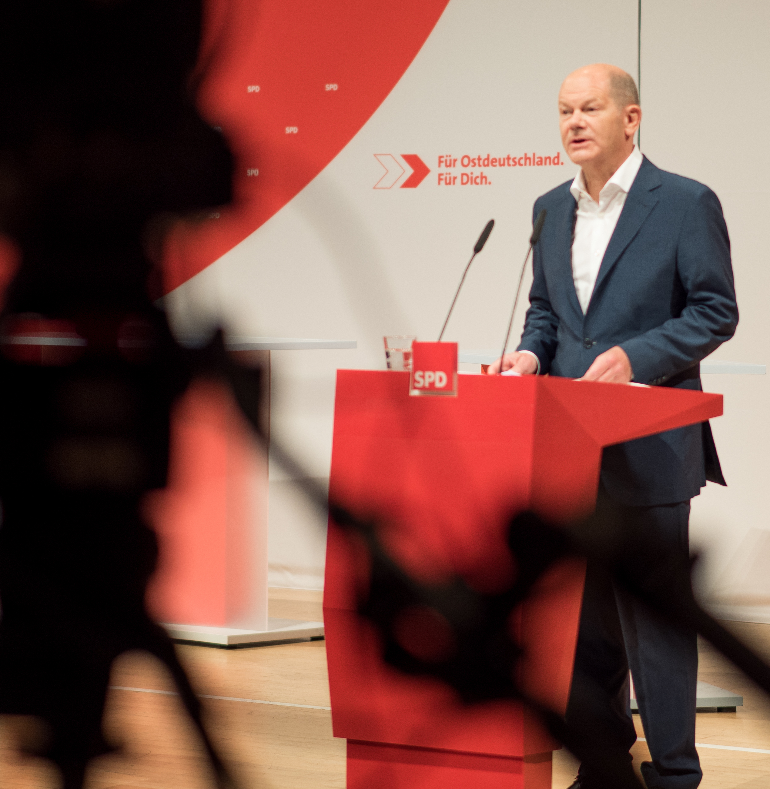 Foto: Olaf Scholz spricht beim SPD-Ostkonvent