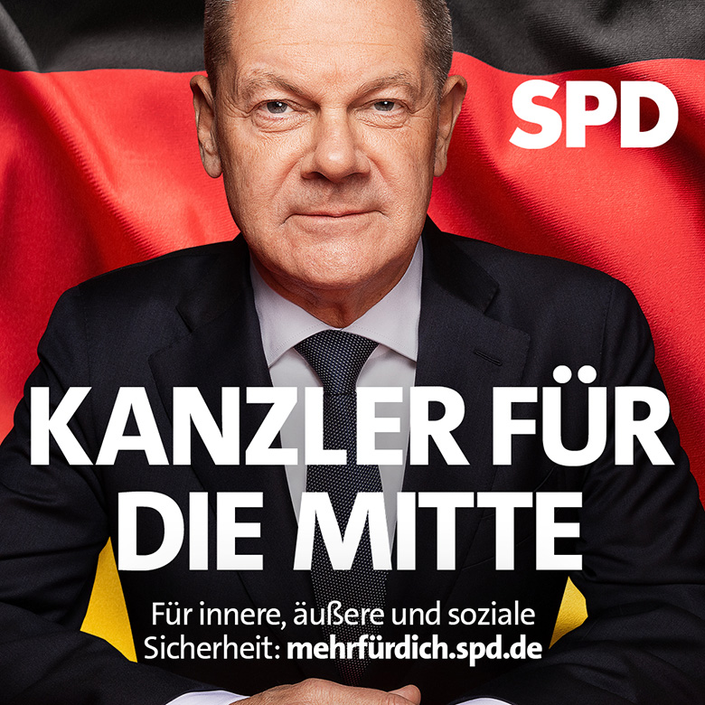 Foto: Olaf Scholz - Kanzler für die Mitte